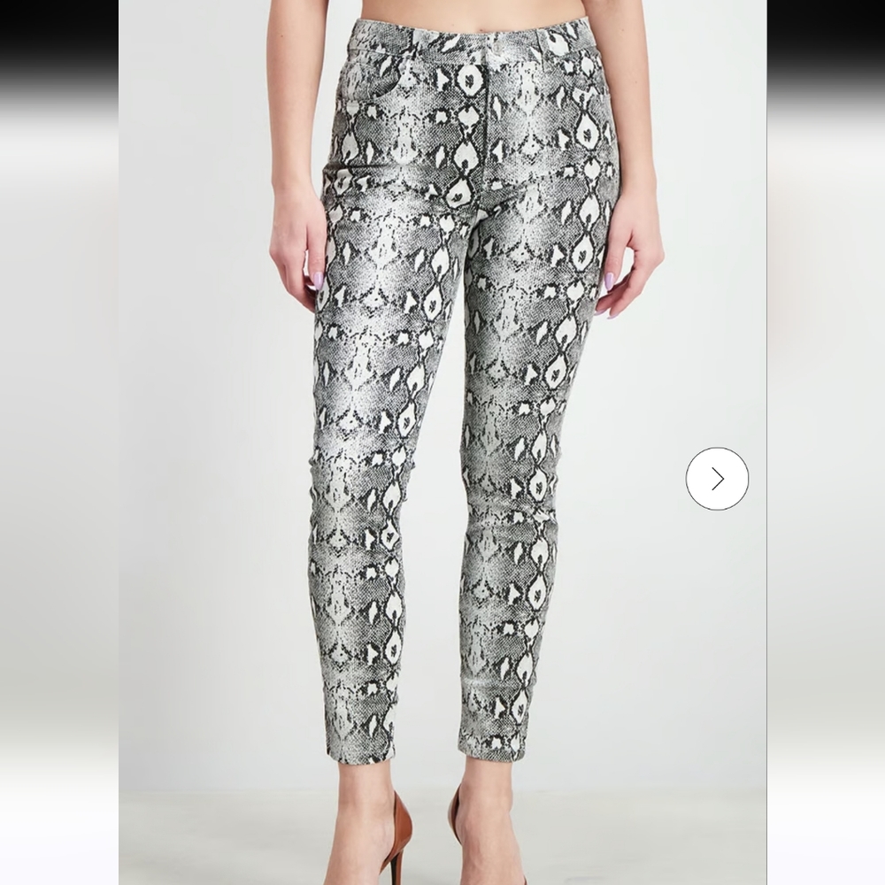 Liverpool Python Snake Print Pull On Pants Size 10 - image 1